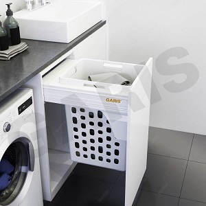 Giỏ đựng đồ giặt âm tủ đơn 48L GARIS GWP28